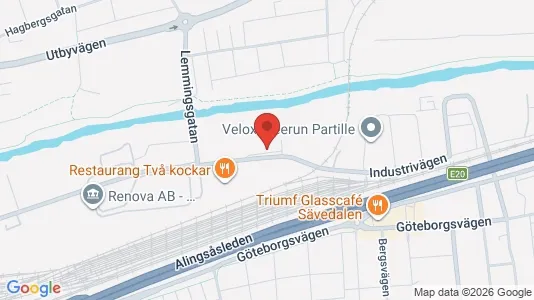 Varastot Vuokrattavana i Partille - Kuva Google Street Viewstä