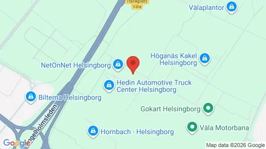 Lagerlokaler för uthyrning i Helsingborg – Foto från Google Street View