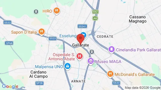 Ladenlokale zur Miete i Gallarate – Foto von Google Street View