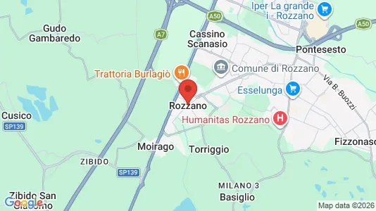 Toimistotilat Vuokrattavana i Rozzano - Kuva Google Street Viewstä