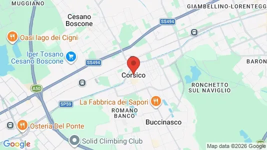 Toimistotilat Vuokrattavana i Corsico - Kuva Google Street Viewstä