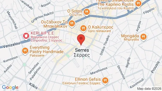Toimistotilat Vuokrattavana i Serres - Kuva Google Street Viewstä
