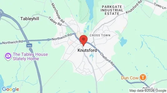 Büros zur Miete i Knutsford - Cheshire – Foto von Google Street View
