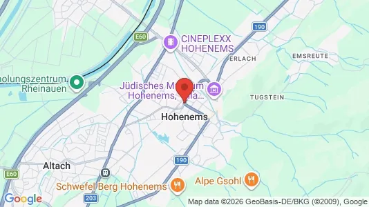 Kontorlokaler til leje i Hohenems - Foto fra Google Street View