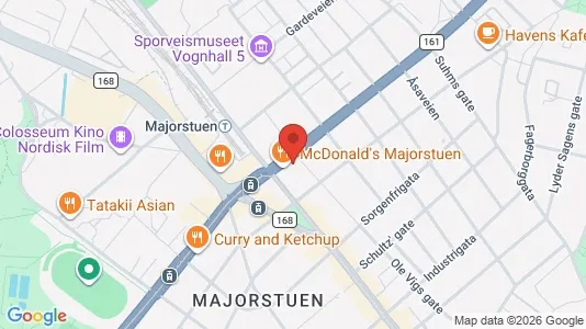 Kontorer til leie i Oslo Frogner – Bilde fra Google Street View