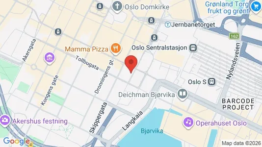 Kontorlokaler til leje i Oslo Sentrum - Foto fra Google Street View
