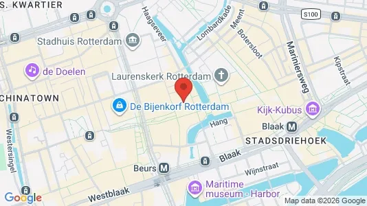 Büros zur Miete i Rotterdam Centrum - kort over placeringen