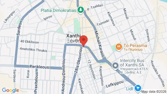Liikekiinteistöt Vuokrattavana i Avdira - Kuva Google Street Viewstä