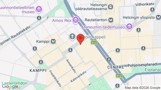 Büros zur Miete i Helsinki Eteläinen - kort over placeringen