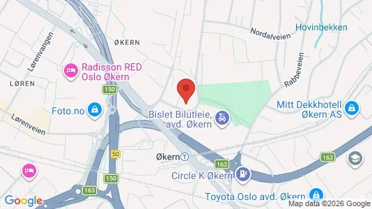 Kontorer til leie i Oslo Bjerke – Bilde fra Google Street View