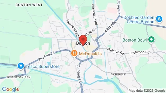 Büros zur Miete i Boston - Lincolnshire - kort over placeringen