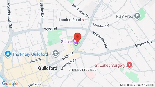 Bedrijfsruimtes te huur i Guildford - Surrey - kort over placeringen