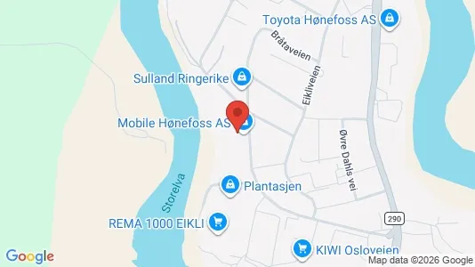 Varastot Vuokrattavana i Ringerike - Kuva Google Street Viewstä