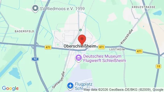 Lokaler til leje i Oberschleißheim - kort over placeringen