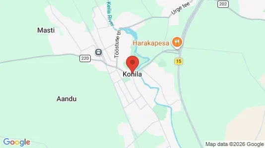 Commercial properties for sale i Kohila - kort over placeringen
