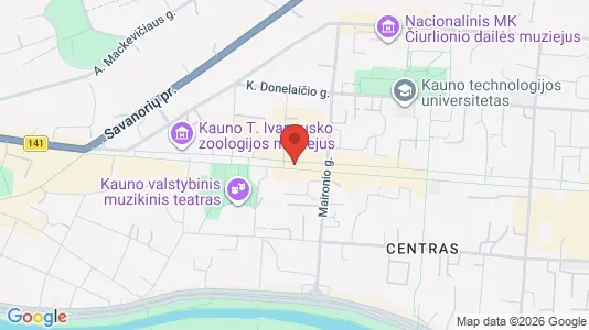 Office spaces for sale i Kaunas - kort over placeringen