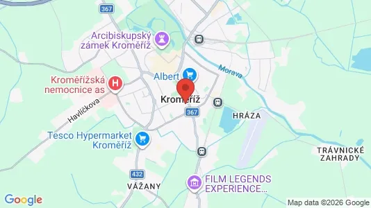 Lokaler til leie i Kroměříž – Bilde fra Google Street View