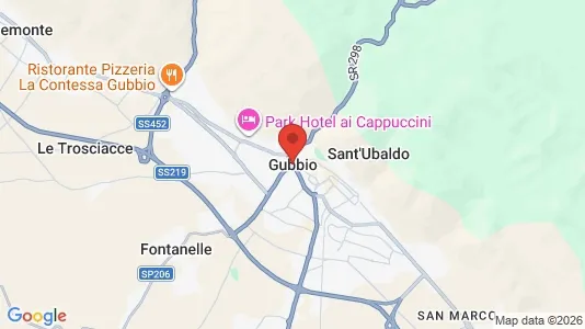 Kaupat Vuokrattavana i Gubbio - Kuva Google Street Viewstä