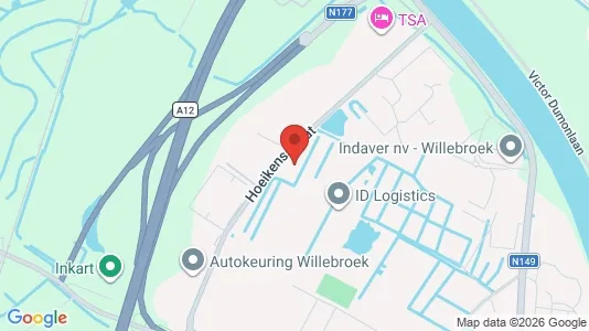 Varastot Vuokrattavana i Willebroek - Kuva Google Street Viewstä