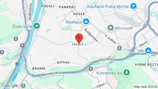 Lokaler til leie i Praha 4 – Bilde fra Google Street View