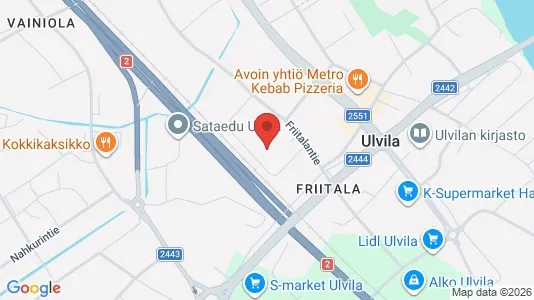 Kontorlokaler til leje i Ulvila - Foto fra Google Street View