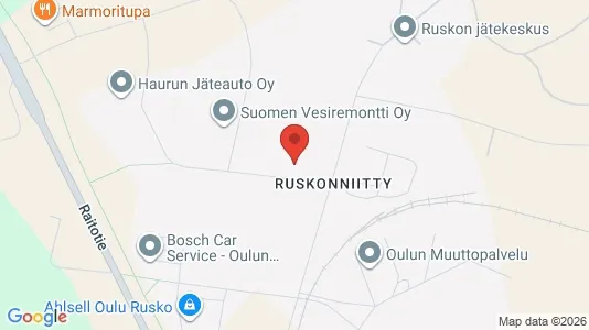 Liikekiinteistöt Vuokrattavana i Oulu - Kuva Google Street Viewstä