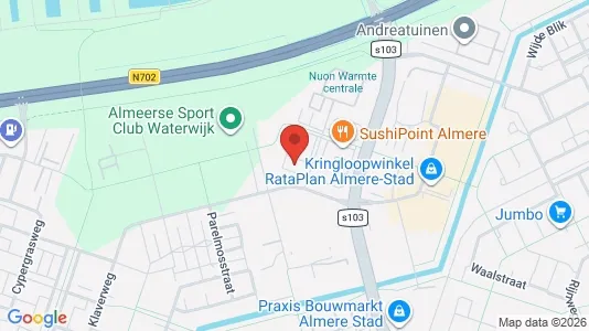 Liikekiinteistöt Vuokrattavana i Almere - Kuva Google Street Viewstä