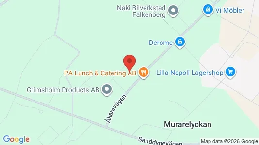 Varastot Vuokrattavana i Falkenberg - Kuva Google Street Viewstä