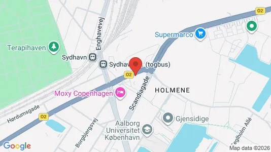 Büros zur Miete i Kopenhagen SV - kort over placeringen