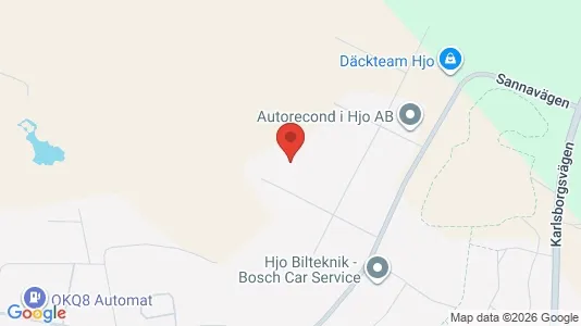 Lokaler til salgs i Hjo - kort over placeringen