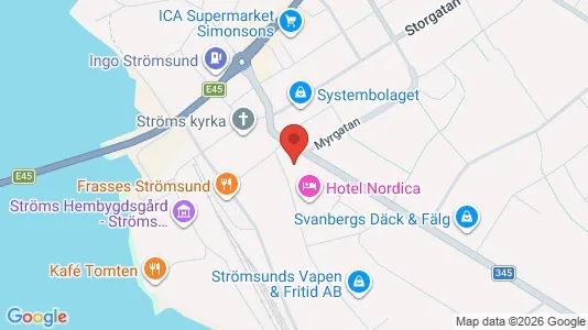 Liikekiinteistöt Myynnissä i Strömsund - Kuva Google Street Viewstä