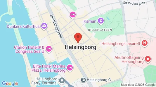 Liikekiinteistöt Vuokrattavana i Helsingborg - Kuva Google Street Viewstä