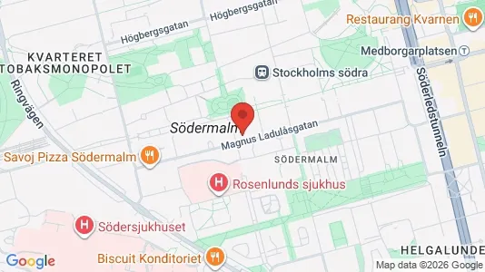 Bedrijfsruimtes te huur i Södermalm - Foto uit Google Street View