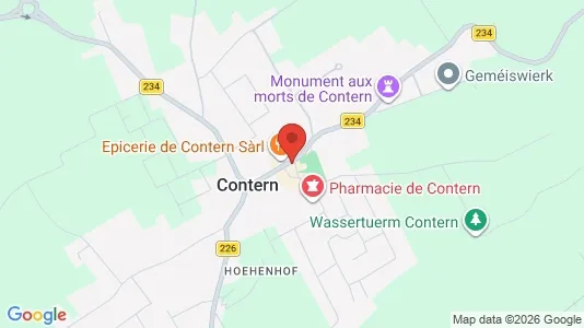 Toimistotilat Vuokrattavana i Contern - Kuva Google Street Viewstä