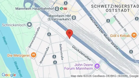Coworking spaces zur Miete i Mannheim – Foto von Google Street View