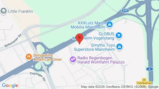 Coworking spaces zur Miete i Mannheim – Foto von Google Street View