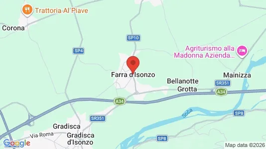 Gewerbeflächen zur Miete i Farra d'Isonzo – Foto von Google Street View