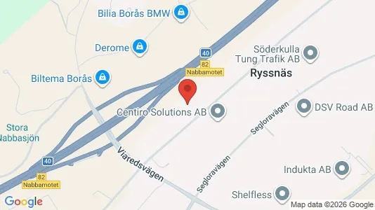 Magazijnen te huur i Borås - Foto uit Google Street View