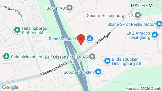 Lokaler til leje i Helsingborg - Foto fra Google Street View