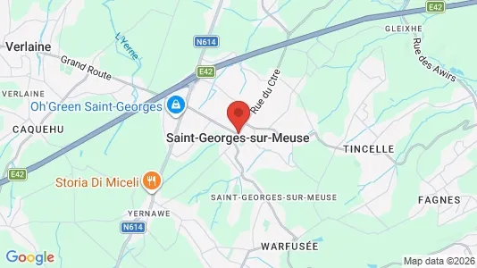 Büros zur Miete i Saint-Georges-sur-Meuse – Foto von Google Street View