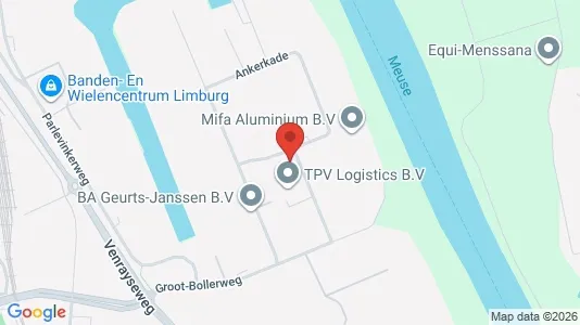 Gewerbeflächen zur Miete i Venlo - kort over placeringen