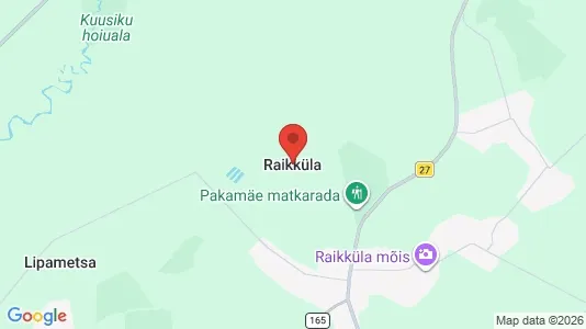 Liikekiinteistöt Myynnissä i Raikküla - kort over placeringen