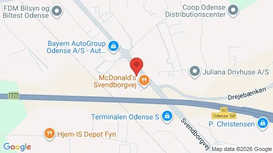Kontorlokaler til leje i Odense S - Foto fra Google Street View
