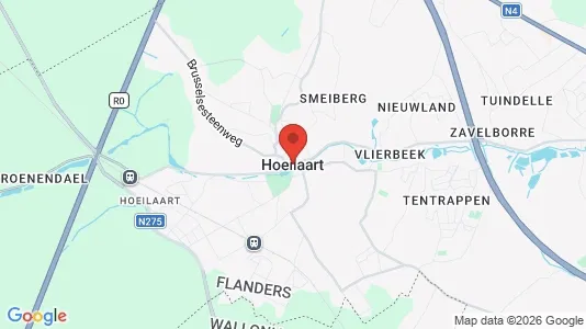 Office spaces for rent i Hoeilaart - kort over placeringen