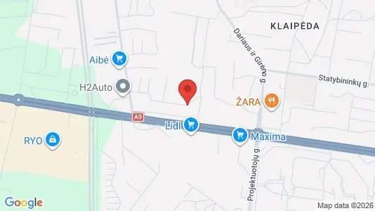 Büros zur Miete i Panevėžio m. sav. - kort over placeringen