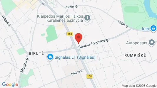Kontorlokaler til leje i Klaipėda - Foto fra Google Street View