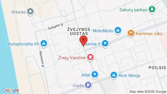 Kontorlokaler til leje i Klaipėda - Foto fra Google Street View