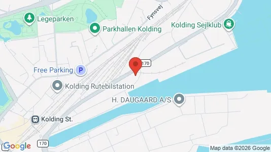 Kontorer til leie i Kolding – Bilde fra Google Street View