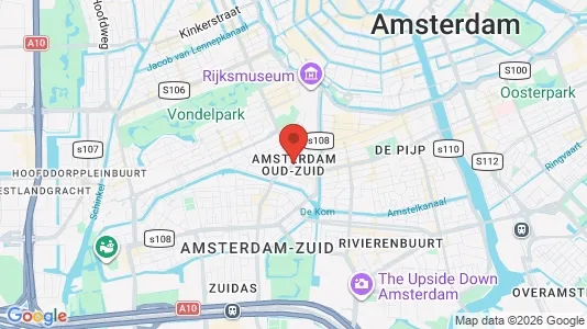 Shops for rent i Amsterdam Oud-Zuid - kort over placeringen