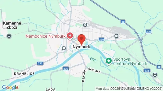 Lager til leie i Nymburk – Bilde fra Google Street View